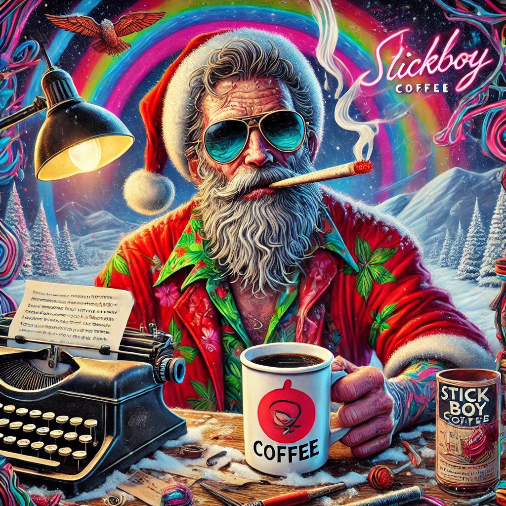 🎄 Stickboy Coffee: The Holiday Fuel You Didn't Know You Needed 🎁